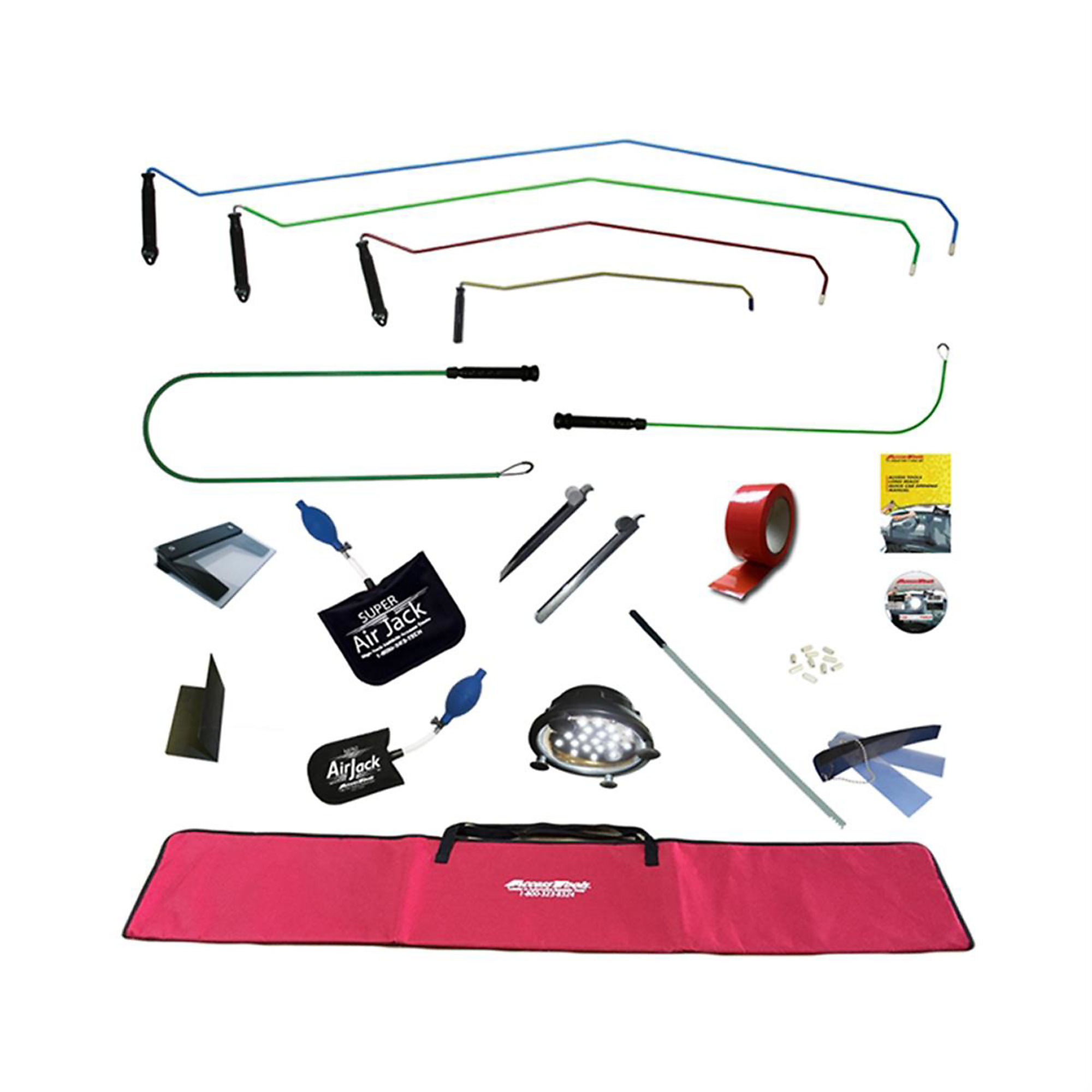 Access Tools Ultimate Long Reach Kit — Heavy-Duty Carrying Case, Comprehensive Tool Set, Model# AETULRK